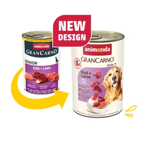 GRANCARNO Senior - hovädzie, jahňacie 400g
